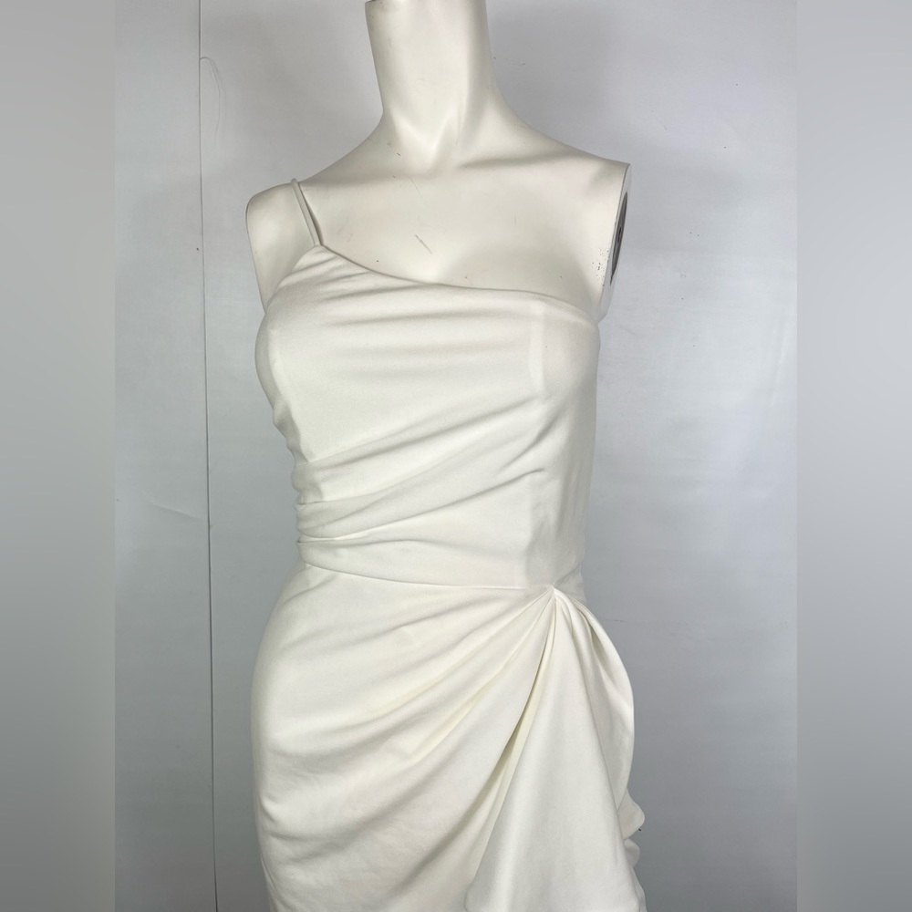 Lulus White One Shoulder Dress - Picture 5 of 7